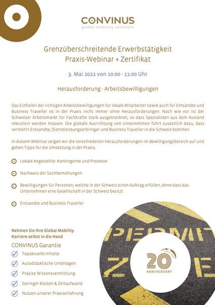 Herausforderung - Arbeitsbewilligungen