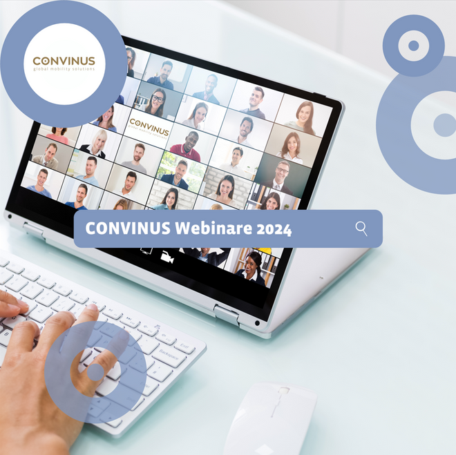 CONVINUS Webinare mit Zertifikat für Ihren Karriere-Booster im Bereich Global Mobility