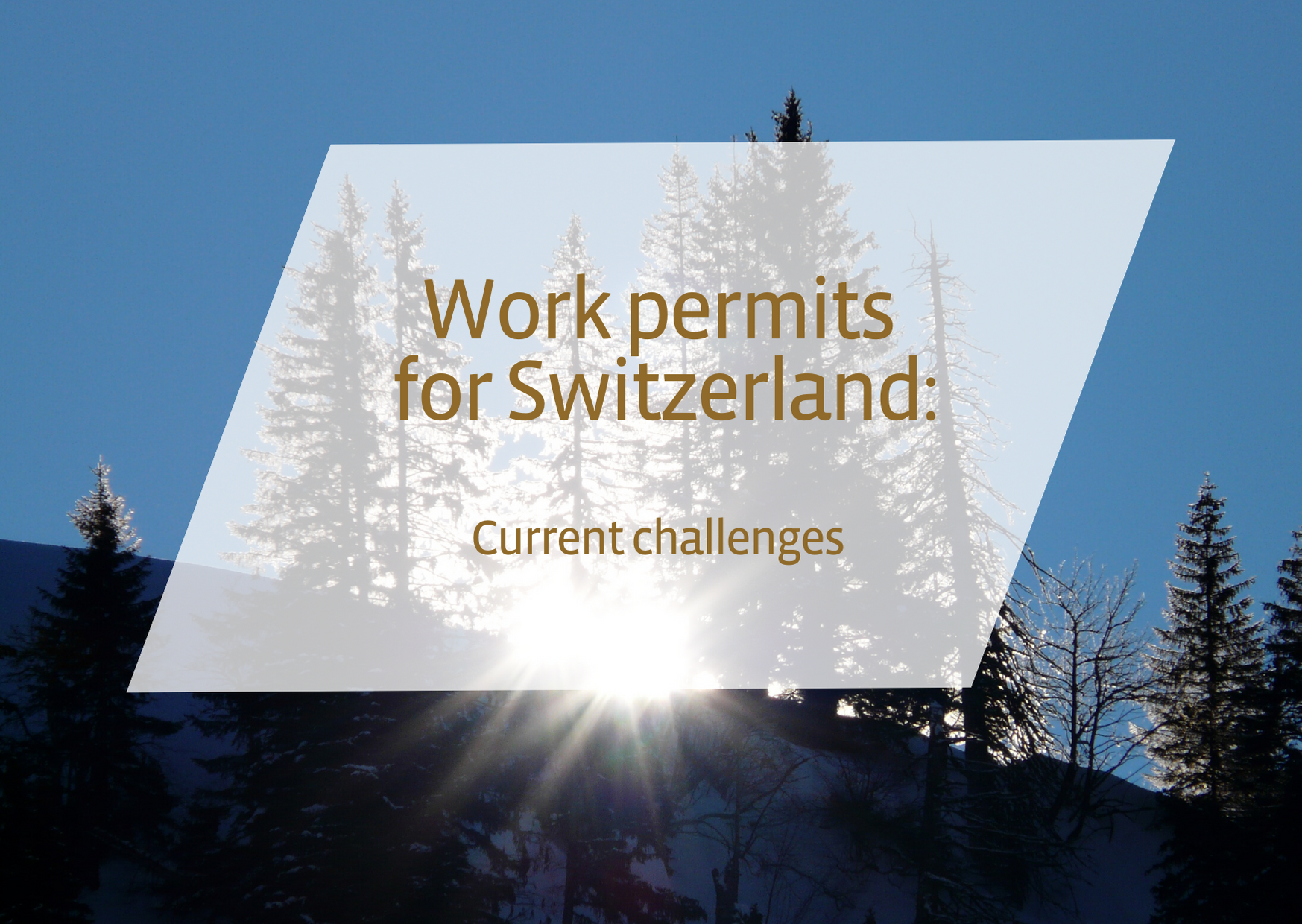 📹 Work permits for Switzerland: Current challenges