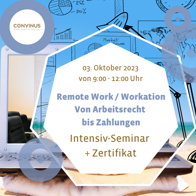 Seminar: Remote Work / Workation - Von Arbeitsrecht bis Zahlungen